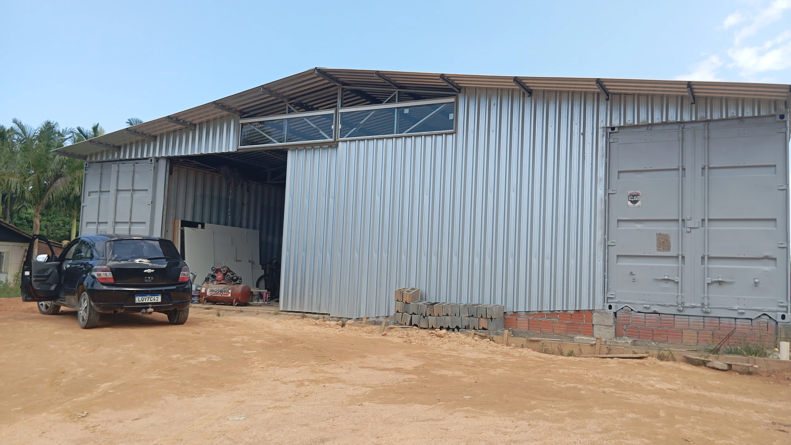 Galpão da Marcenaria Costa Verde em Santa Lídia - Penha SC
